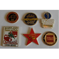 1.25" Custom Hard Enamel Cloisonne Pin (Large Quantity)